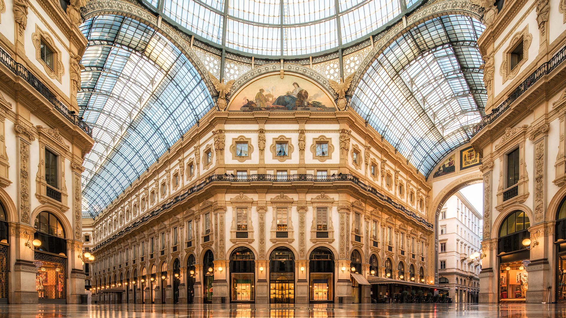 The Galleria Vittorio Emanuele II in Milan