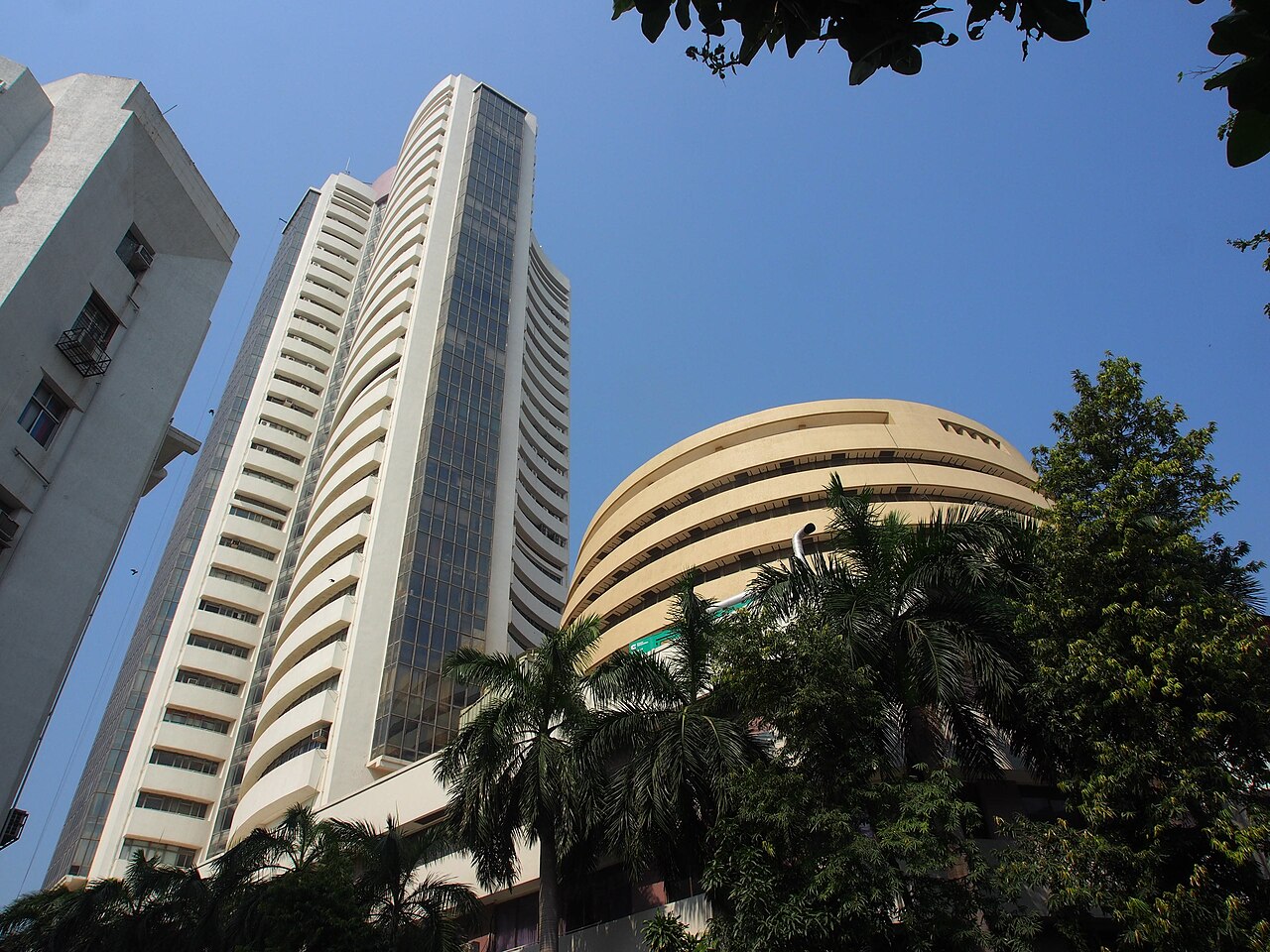 BSE building in Mumbai where NSE shares listed after the ₹22,562 crore IPO debut