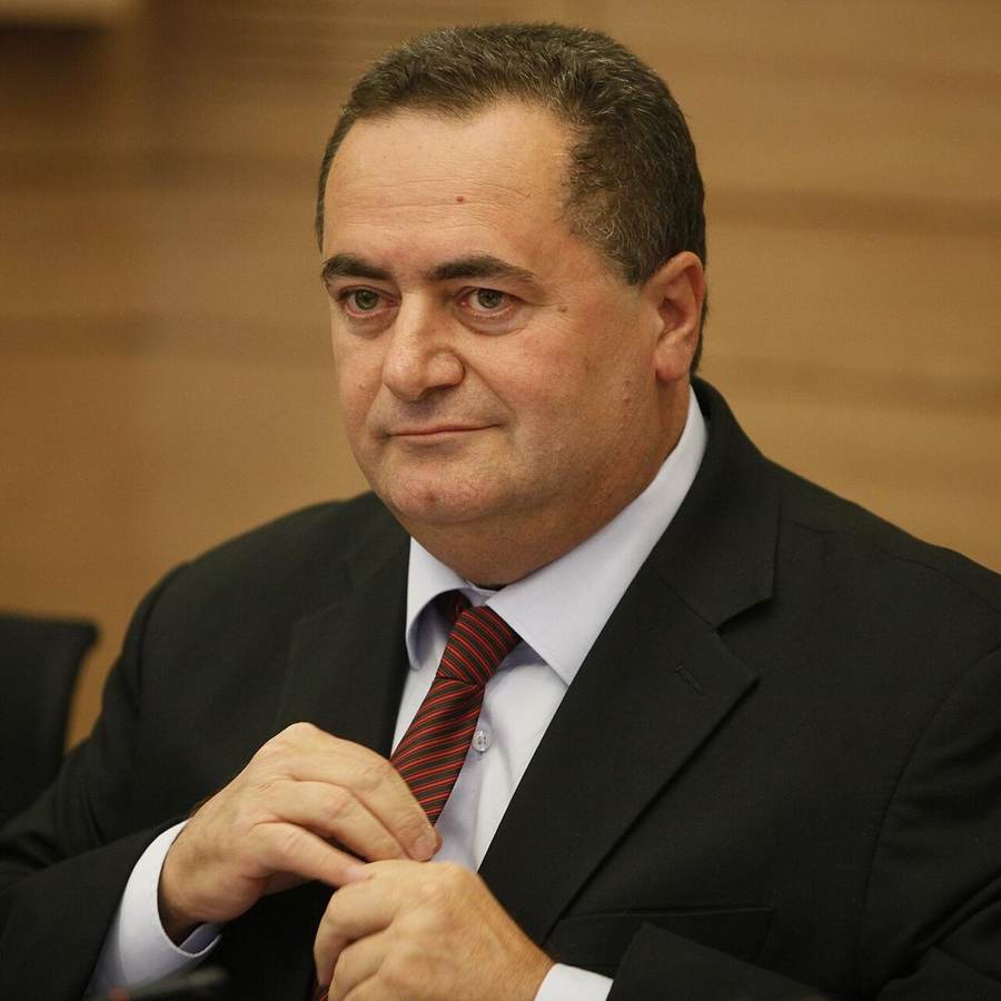 Israeli Defense Minister Israel Katz at the Knesset