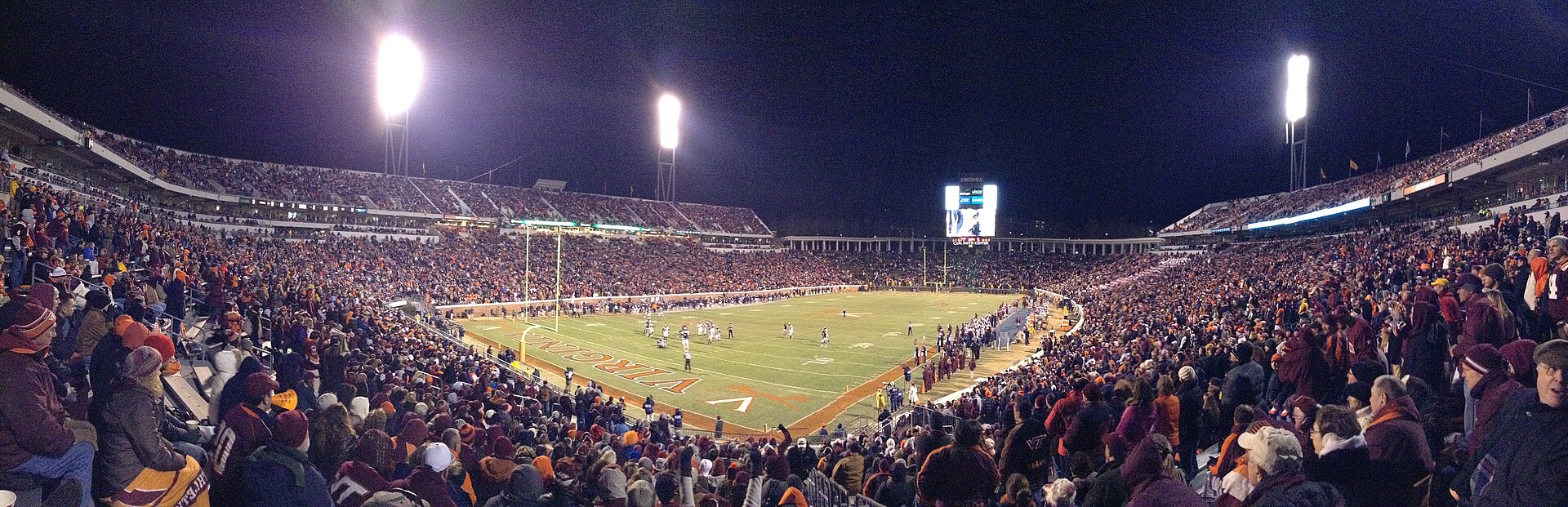 Duke beats Virginia 19-16 — Scott Stadium in Charlottesville, where Duke won for the first time since 2013