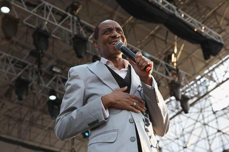 Freddie Jackson, the R&B legend behind Rock Me Tonight, performing on stage