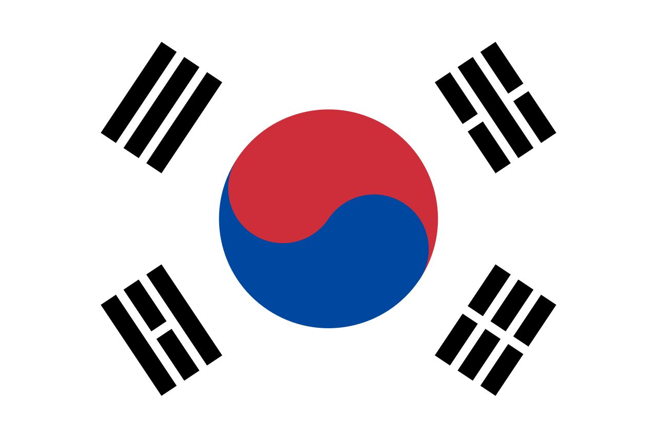 Flag of South Korea — Seoul accepts North Korean defectors as nationals under its constitution, the legal basis for the North Korean POW transfer from Ukraine
