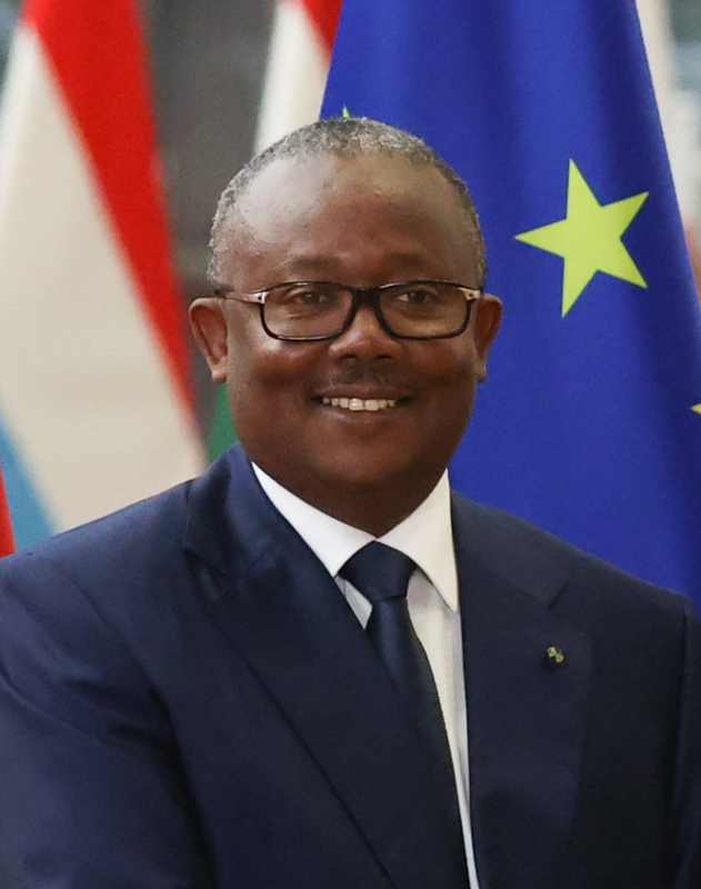 Former Guinea-Bissau president Umaro Sissoco Embalo, whom the junta blocked from returning to contest the delayed elections