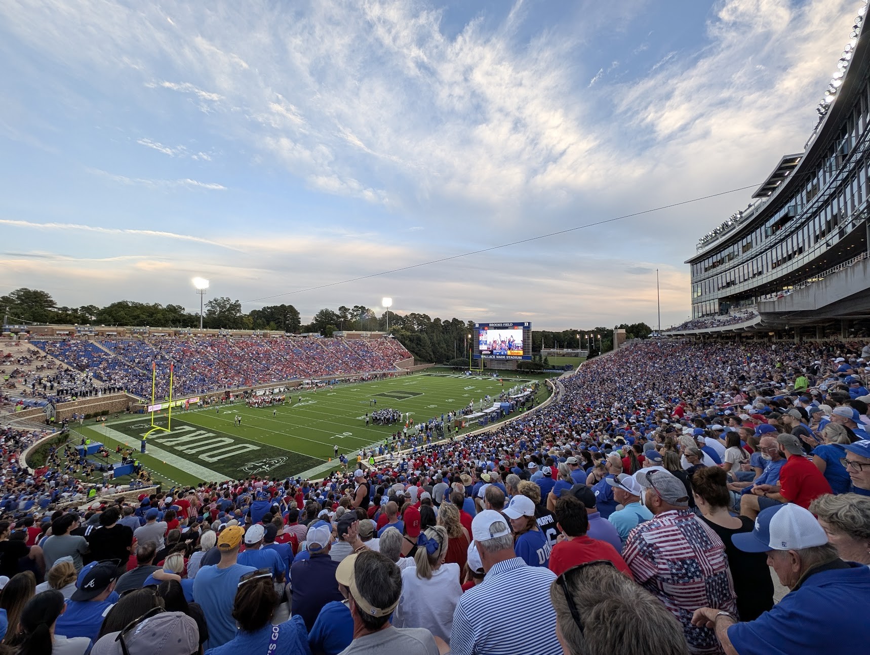 Duke Blue Devils football in action during the 2025 season — Duke beat Virginia 19-16 on October 23, 2026
