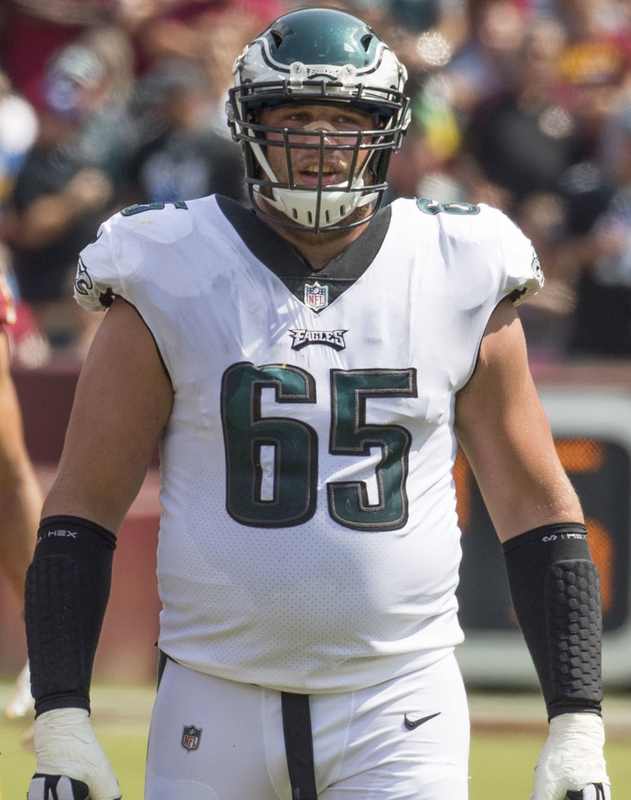 Philadelphia Eagles right tackle Lane Johnson during his NFL career
