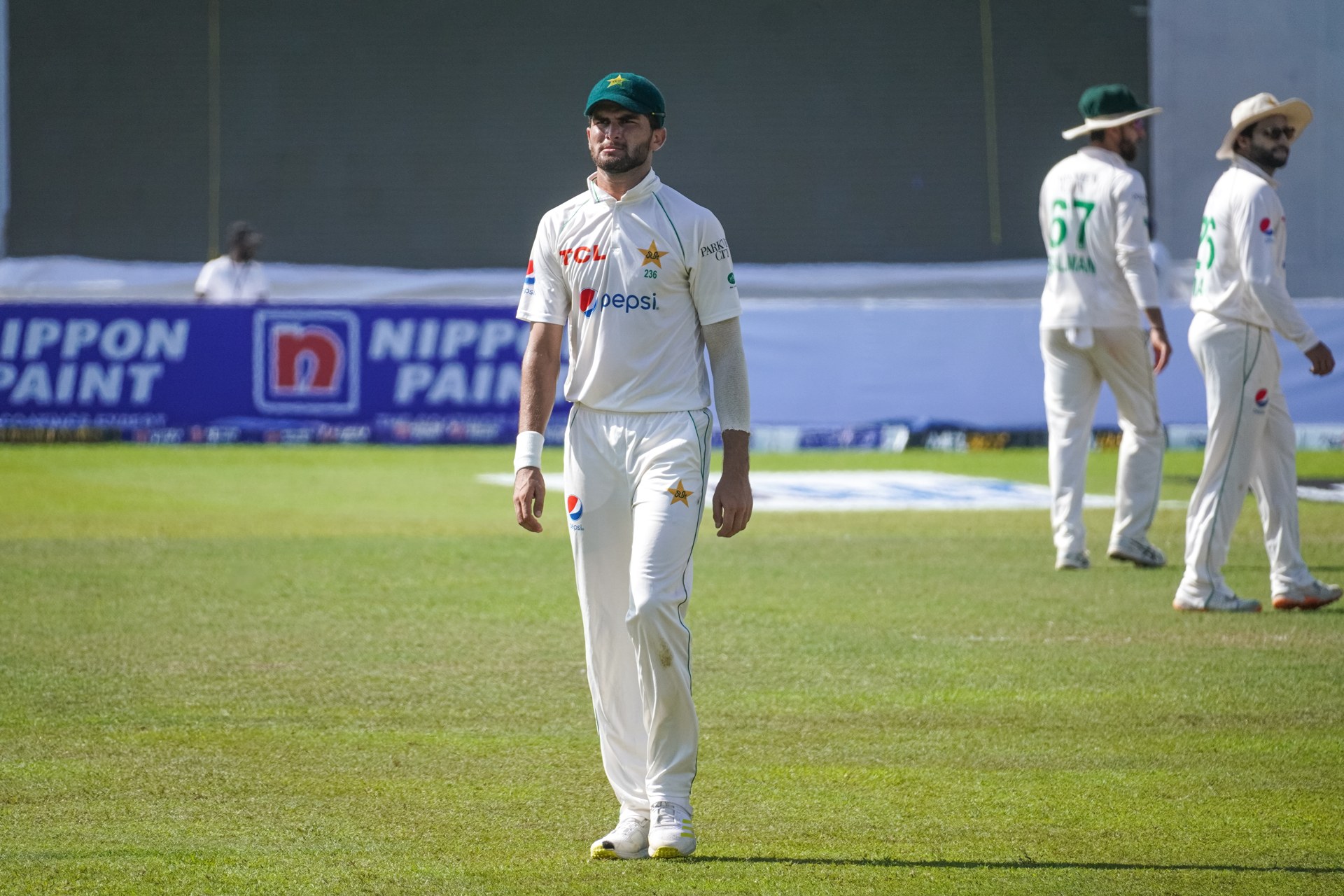 Shaheen Afridi 4 for 46 Pakistan vs England — Afridi in Pakistan whites in a file photo