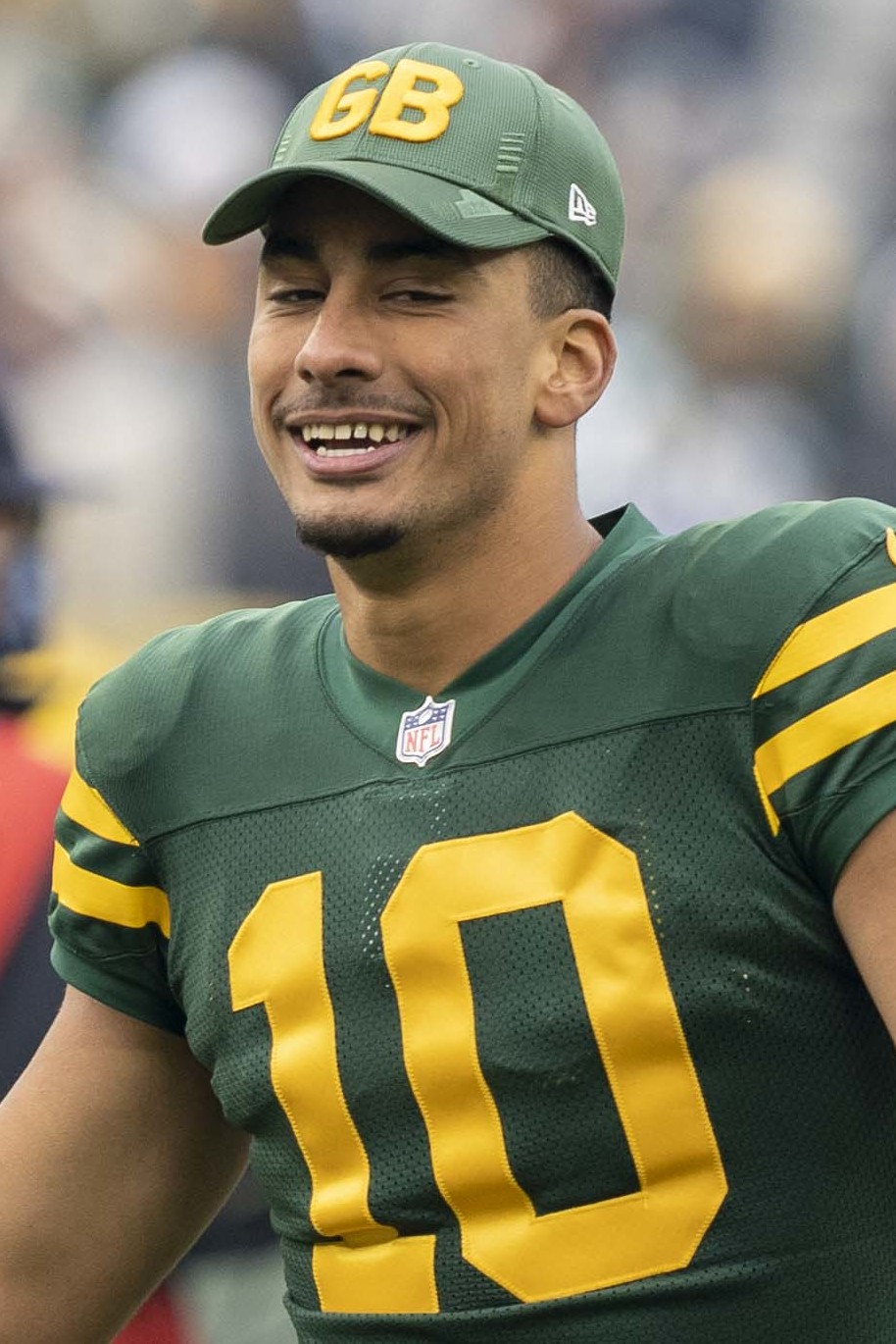 Jordan Love Green Bay Packers quarterback threw for 276 yards and ran for a touchdown against the Cowboys