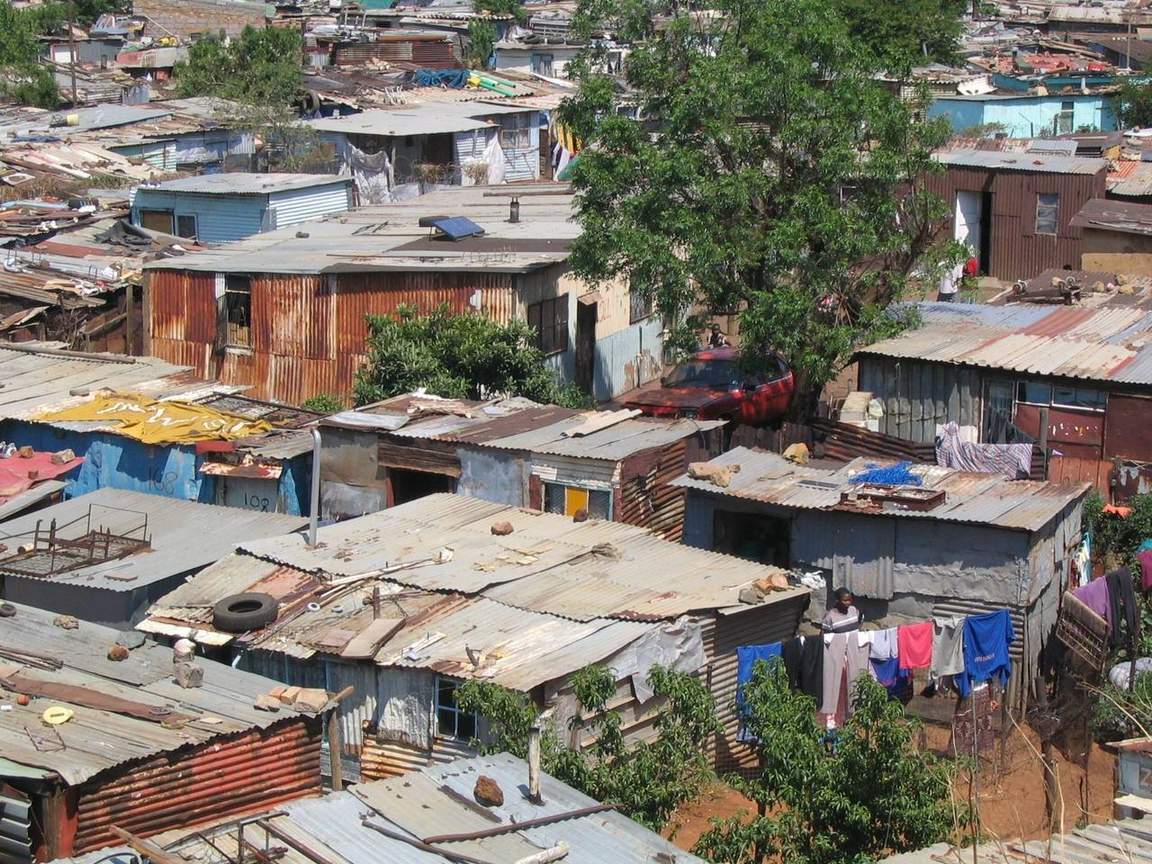 Township houses in Soweto, Gauteng, South Africa — file photo