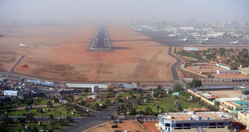 Khartoum International Airport, targeted by RSF drone strikes in October 2026