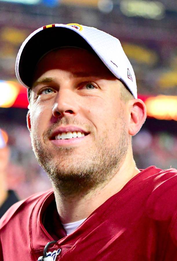 Chicago Bears quarterback Case Keenum, who threw for 247 yards and three touchdowns in the Bears' 27-7 Monday Night Football win over the Eagles