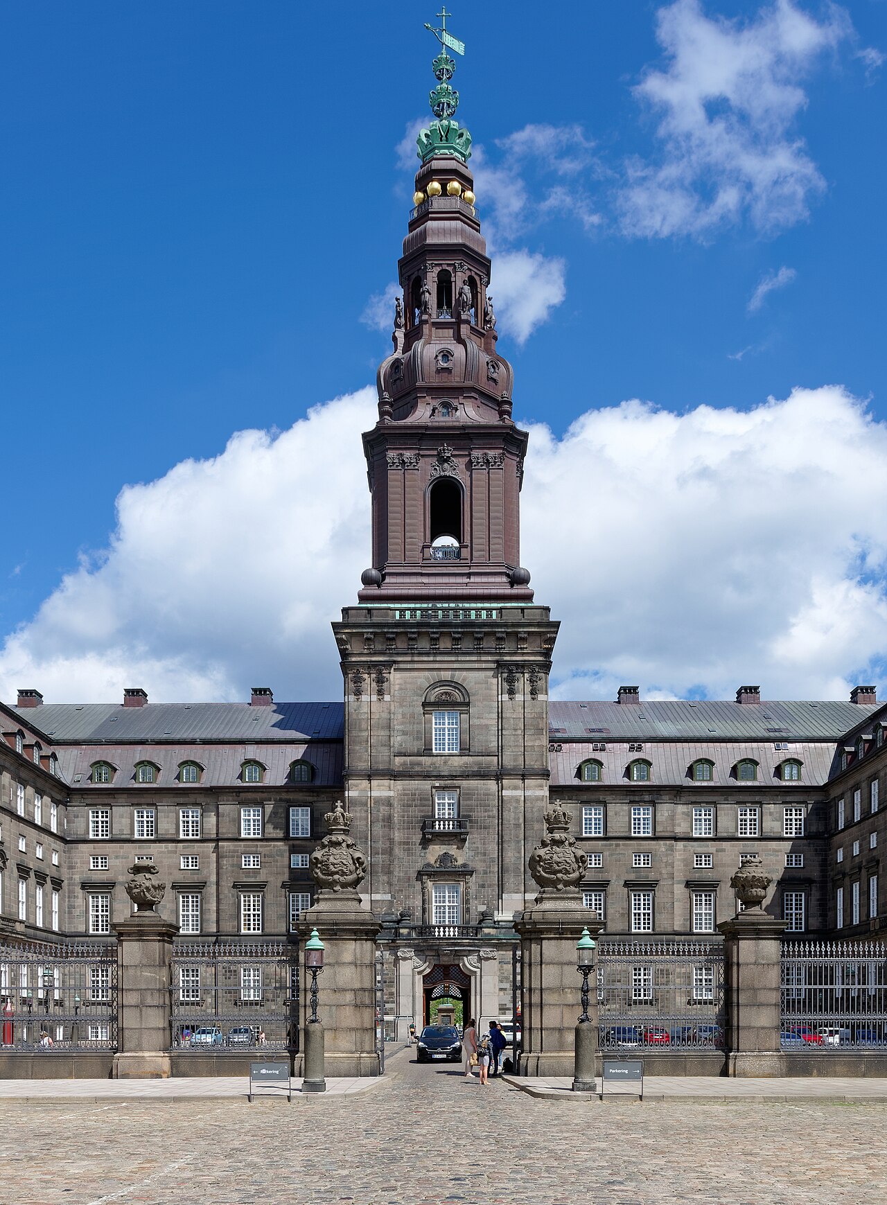 Christiansborg Palace in Copenhagen, seat of the Danish parliament that approved the Denmark long-range missiles Russia deterrence purchase