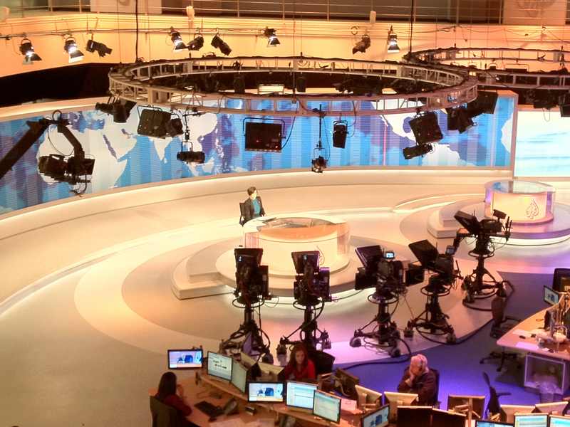 A television news studio — the Pentagon's livestream plan would make the execution the first televised U.S. execution of the modern era
