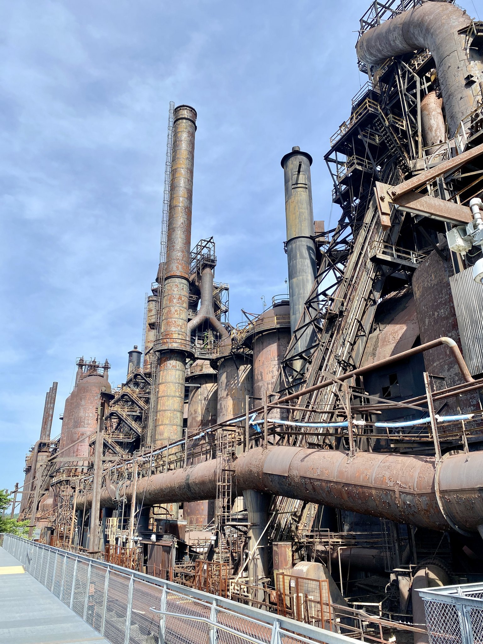The SteelStacks blast furnaces in Bethlehem, Pennsylvania — file photo for the Cleveland-Cliffs earnings surge