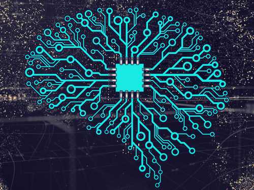 Artificial neural network and computer chip illustrating agentic Claude policy and AI model welfare rules