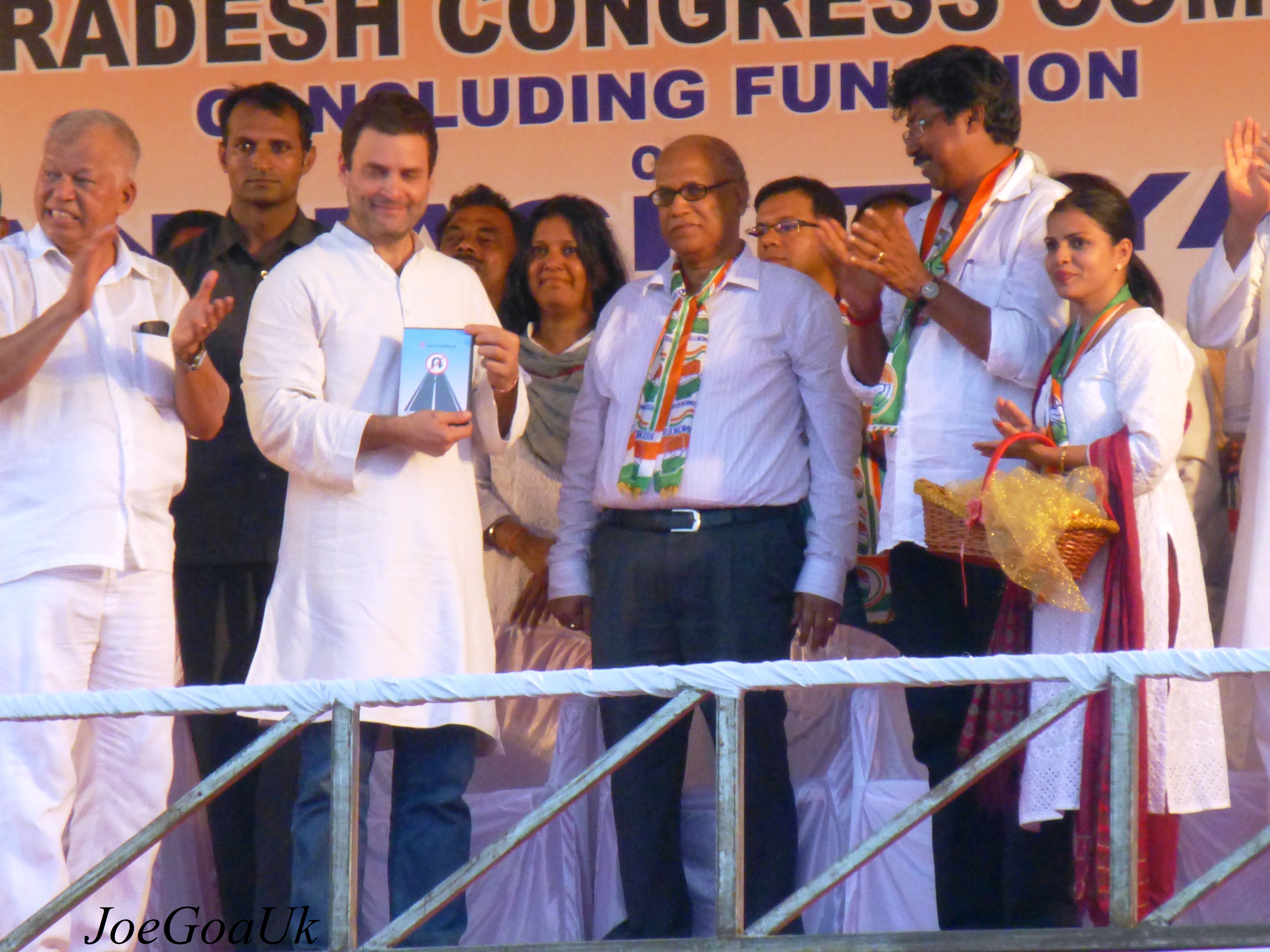 Rahul Gandhi at a Congress party function in Goa, in a file photo, acquitted Monday in the Sultanpur defamation case