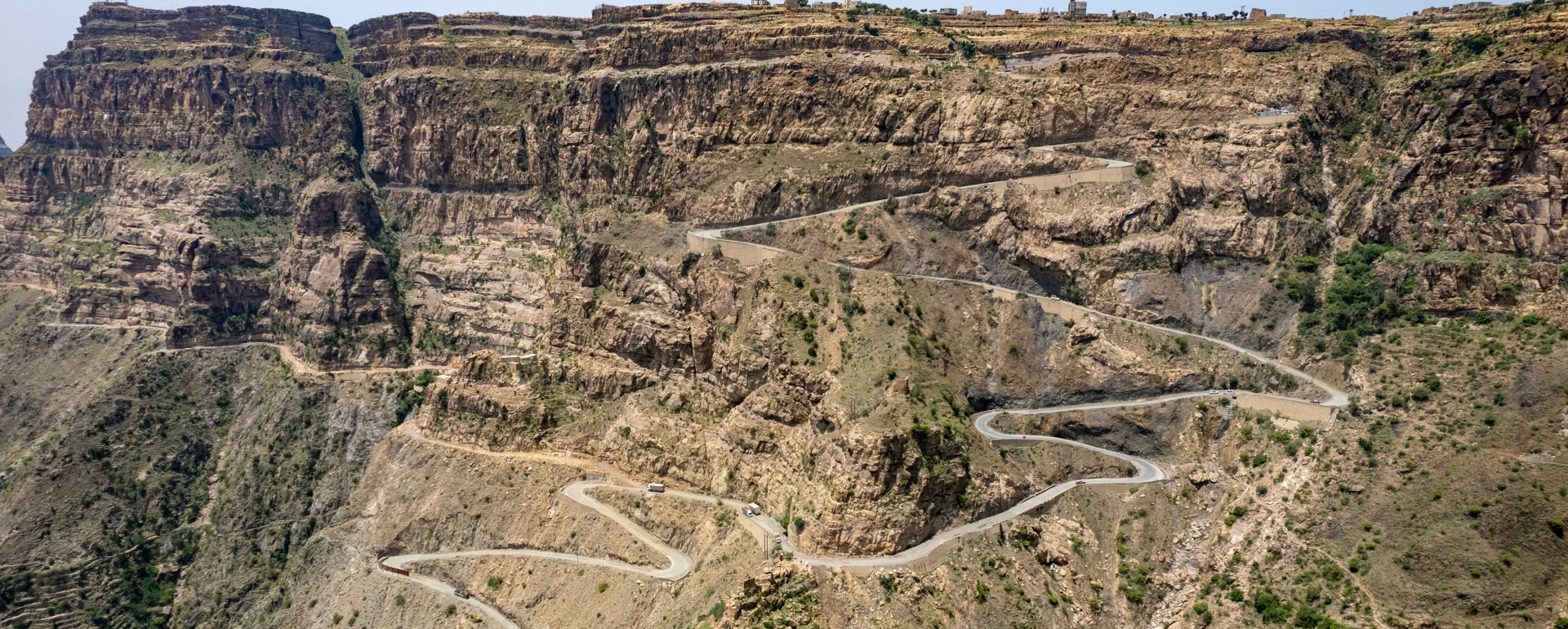 Taiz under siege — aerial file photograph of the Taiz governorate battleground in Yemen