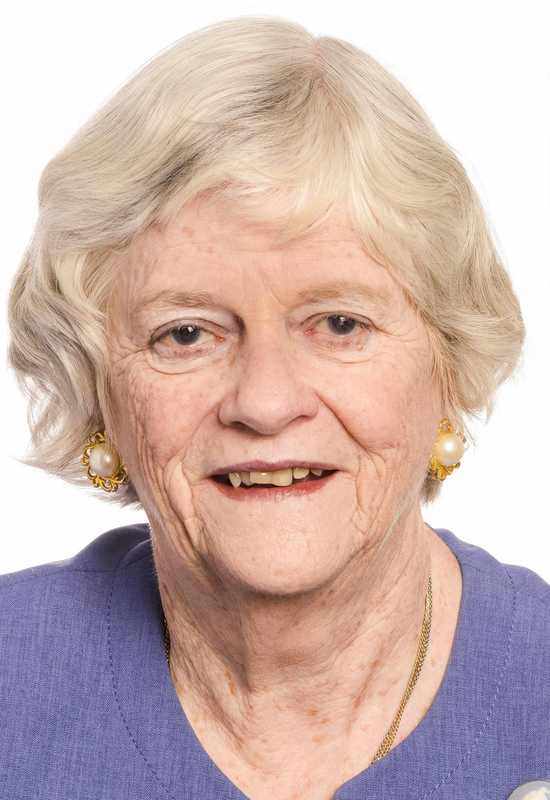 Official portrait of former MP Ann Widdecombe, whose murder case preceded the Nigel Farage terror plot charge against Joshua Kerry