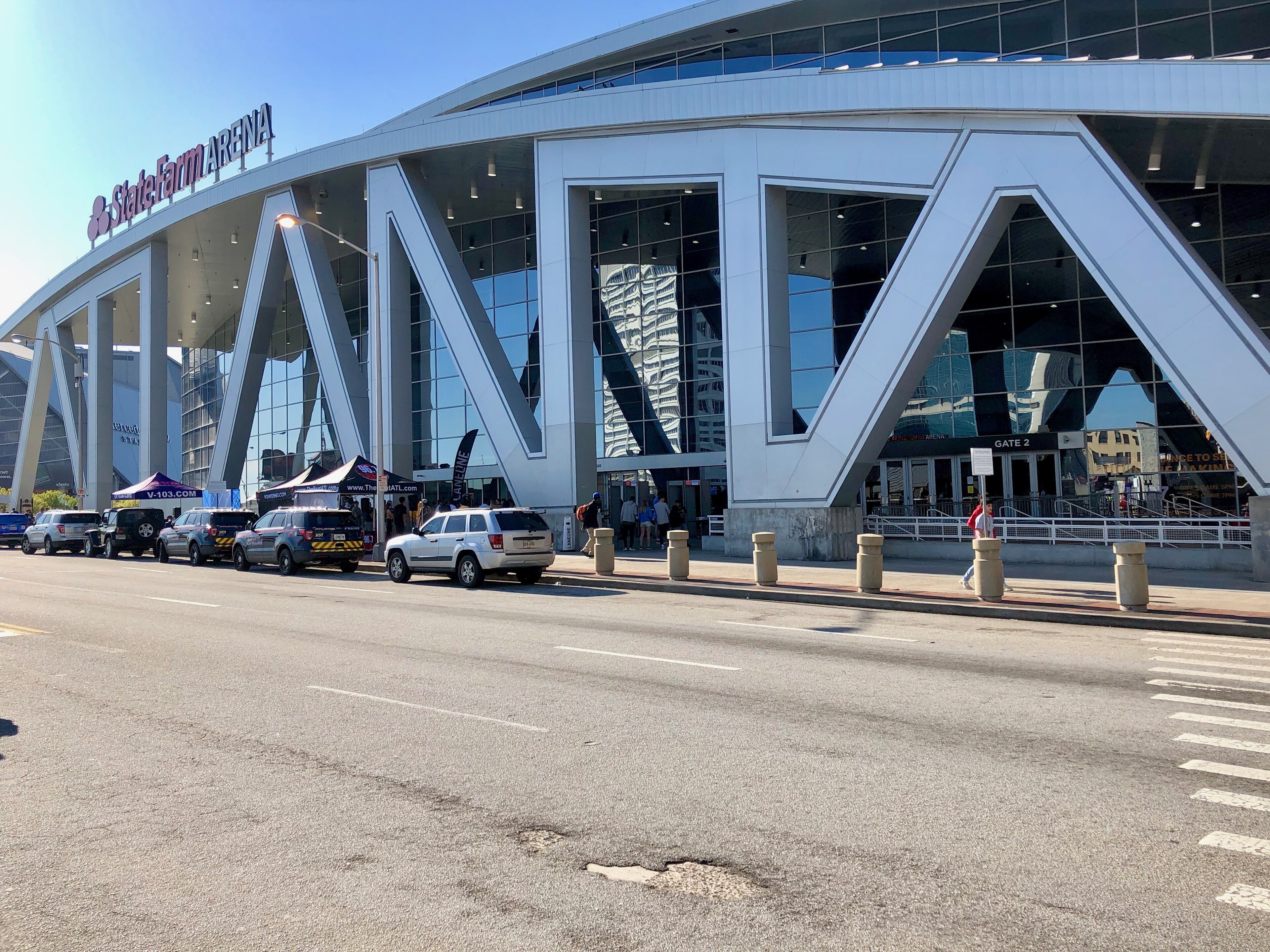 State Farm Arena in Atlanta, where Enes Kanter Freedom was ejected from WNBA Finals Game 3