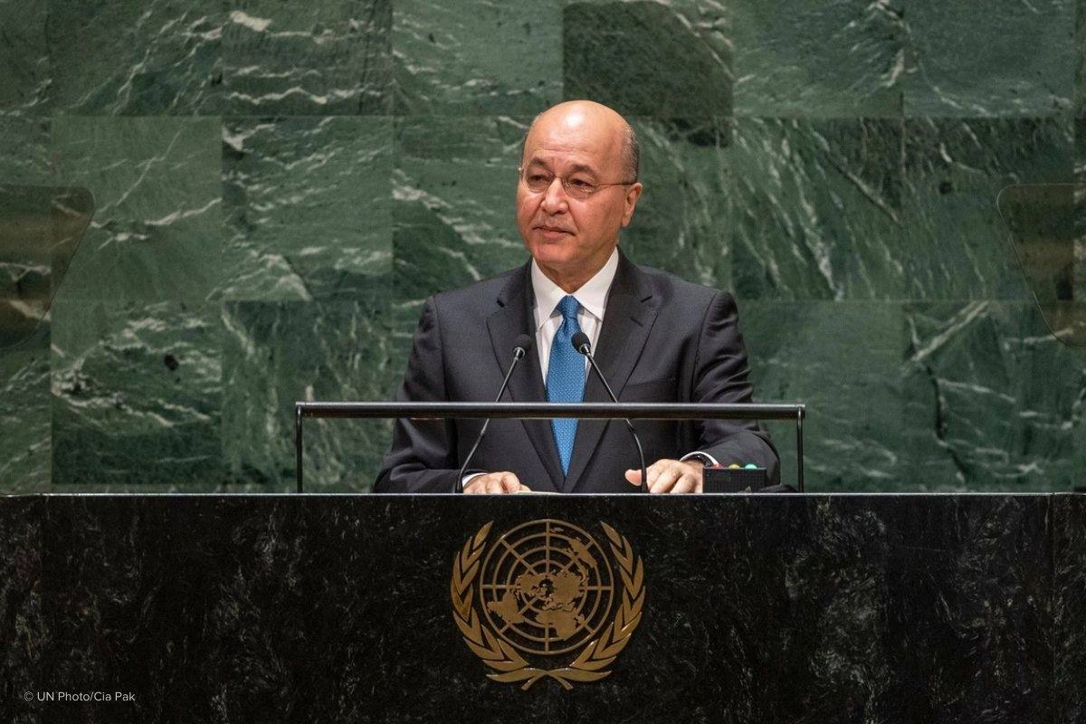UN High Commissioner for Refugees Barham Salih, who urged a Sudan humanitarian truce in his first UN Security Council address