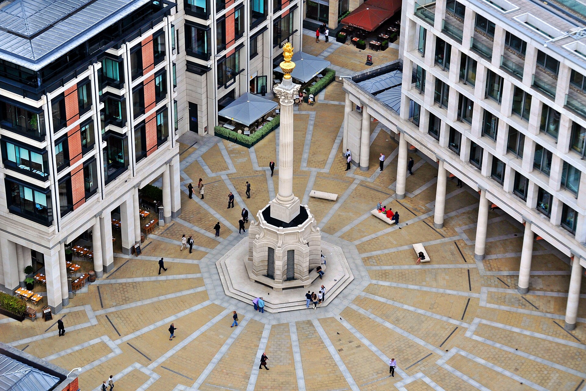 Paternoster Square in the City of London, home of the London Stock Exchange — LSEG buys Octus