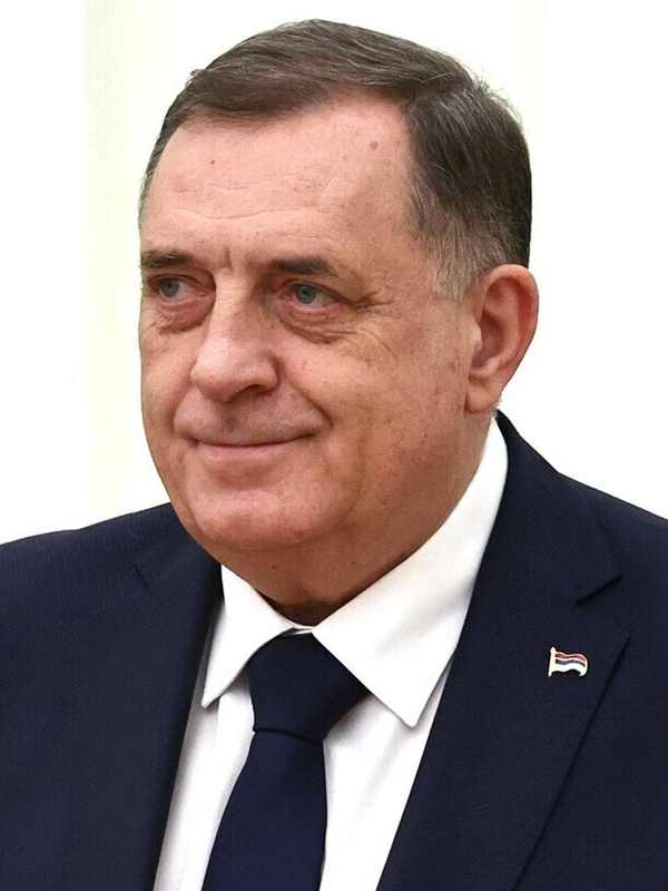 Milorad Dodik, leader of Republika Srpska's Alliance of Independent Social Democrats, the pro-Russian party that hired Trump's advisers ahead of Sunday's elections.