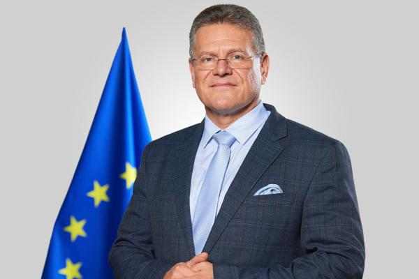 EU Trade Commissioner Maroš Šefčovič official portrait — EU China trade talks October 2026
