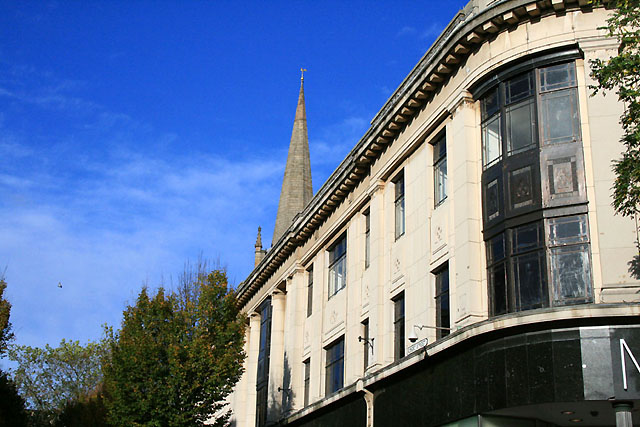 Marks and Spencer store in Nottingham — file photo illustrating the Meghan Markle Marks and Spencer belt story