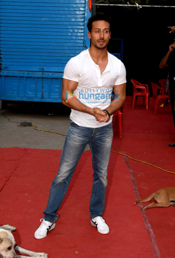 Tiger Shroff shooting case — file photo of Bollywood actor Tiger Shroff at Mumbai's Film City