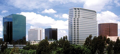 South Coast Metro skyline in Orange County for a guide to choosing the best local real estate agent