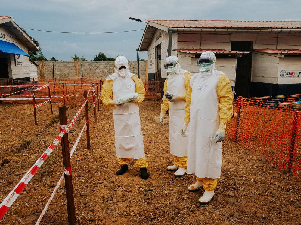 MSF health workers responding to the Ebola outbreak in the Democratic Republic of the Congo