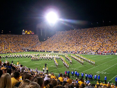 Kinnick Stadium filled with Iowa fans under the lights, site of Ohio State's 31-14 road win