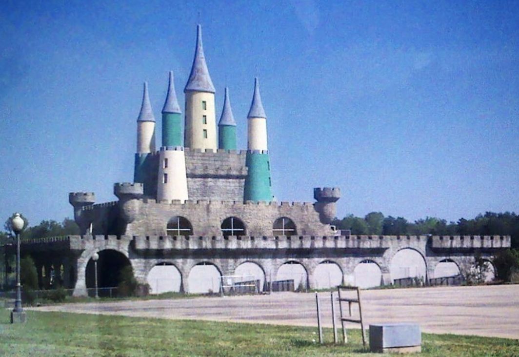 Heritage USA Jim Bakker castle complex in Fort Mill South Carolina after the PTL era