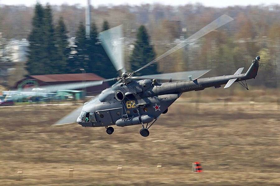 Russian Mi-8 military helicopter similar to the aircraft that entered Polish airspace on September 23 2026