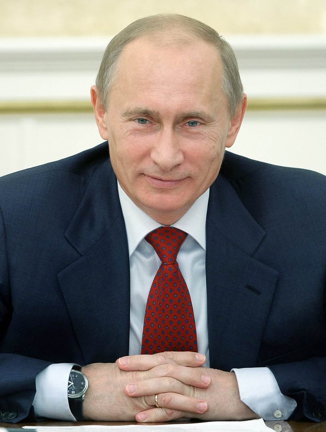 Russian President Vladimir Putin in a file photograph, as he told reporters at St. Petersburg's United Cultures Forum that all Ukraine peace proposals remain on the table