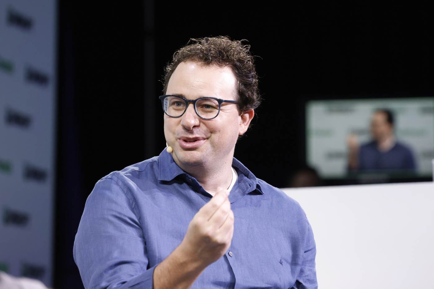 Anthropic CEO Dario Amodei at TechCrunch Disrupt 2023 — the company behind the Anthropic Akamai $11.6 billion cloud deal