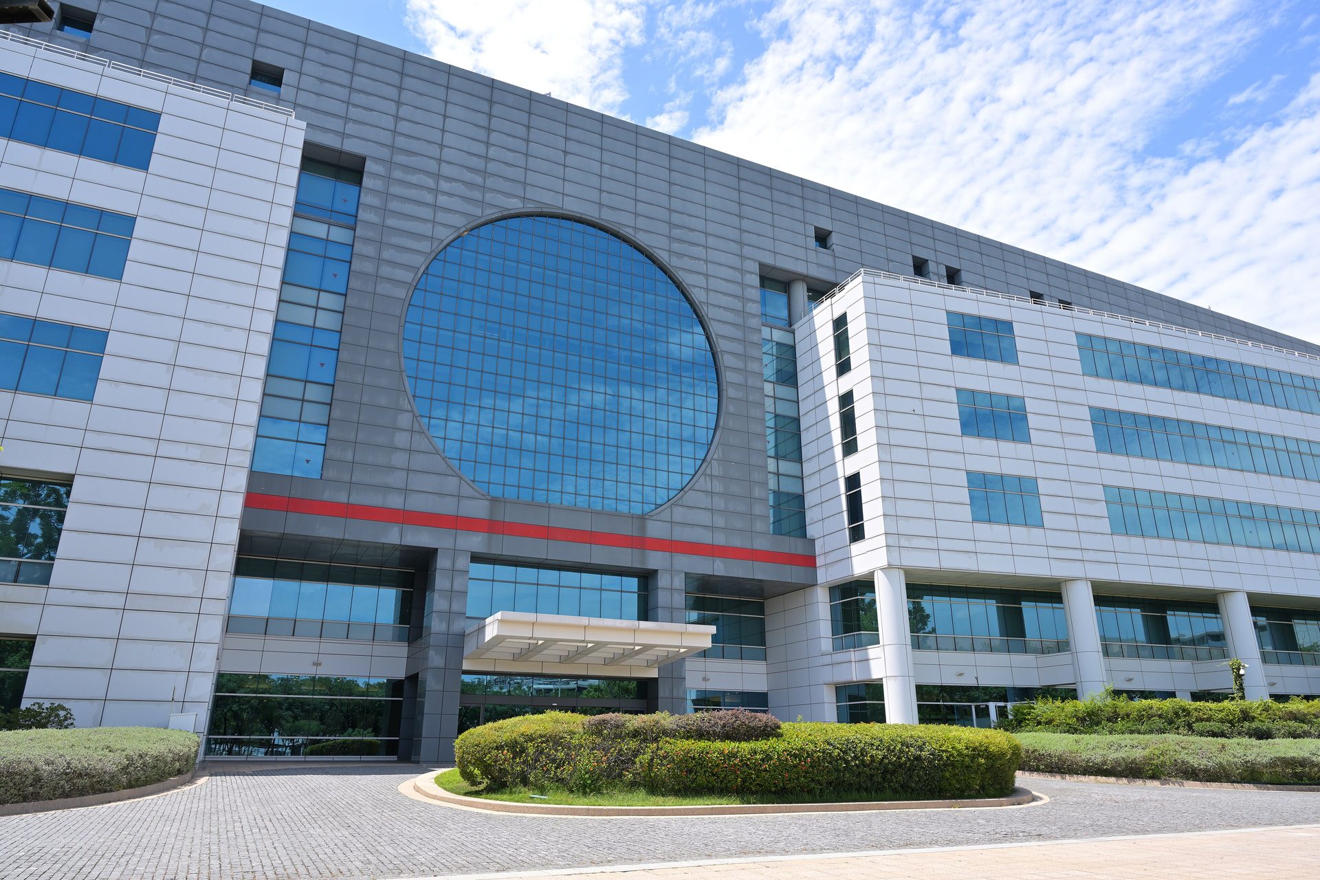 TSMC Fab 6 front entrance in Taiwan — TSMC Q3 earnings record profit was driven by AI chip demand at its advanced fabs