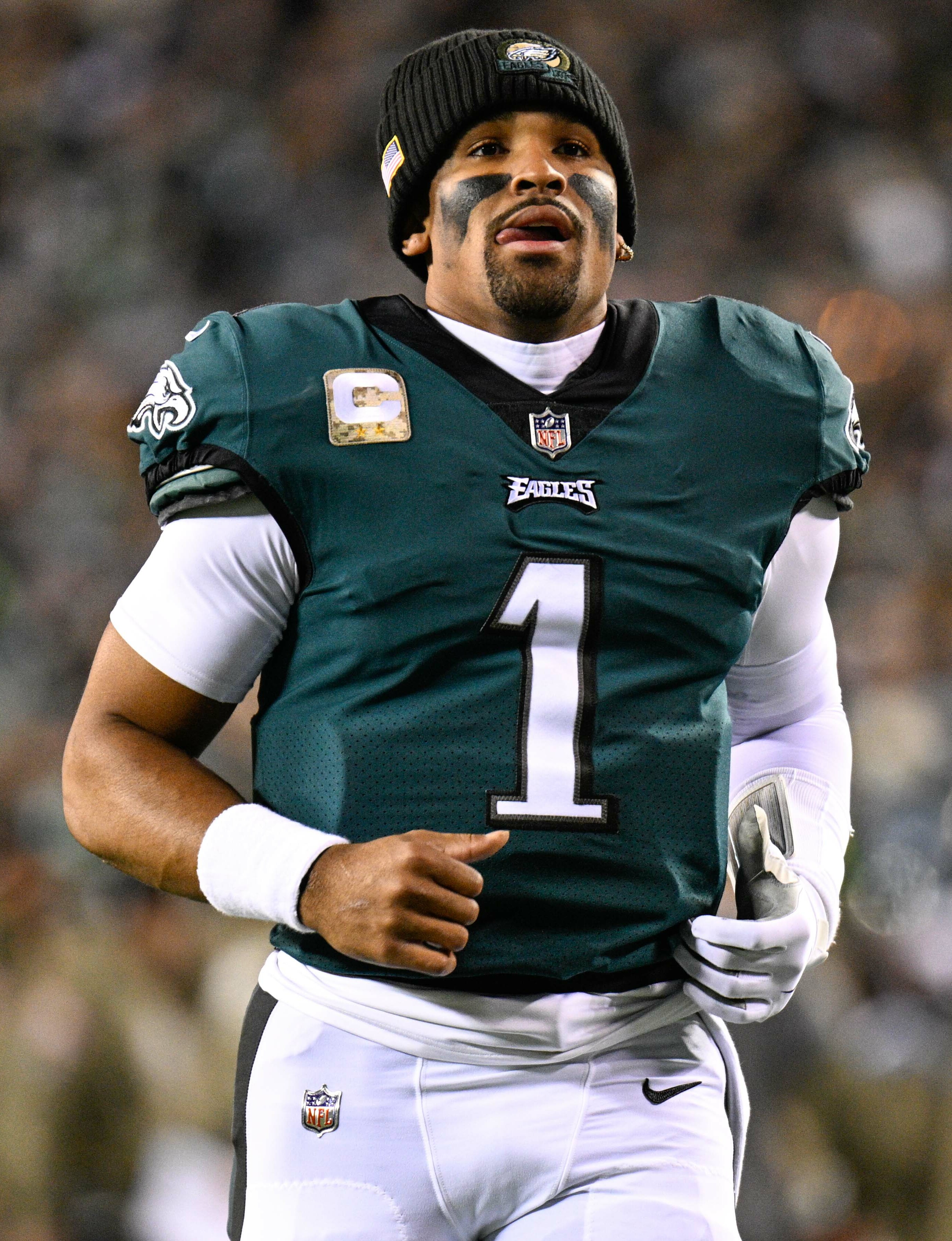 Jalen Hurts blood clot reports — Eagles quarterback Jalen Hurts with Philadelphia in 2022
