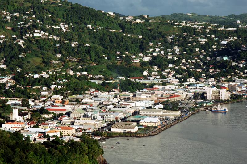 Kingstown, the capital of St. Vincent and the Grenadines, near the Green Hill community where a mass shooting killed four people