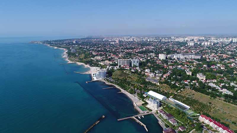 Odesa coastline and Black Sea approaches relevant to the reported Russia Odesa port strike