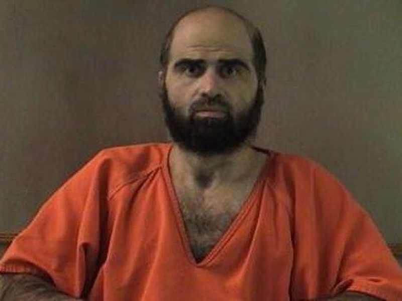 Nidal Hasan in custody before the scheduled December 3 firing squad execution
