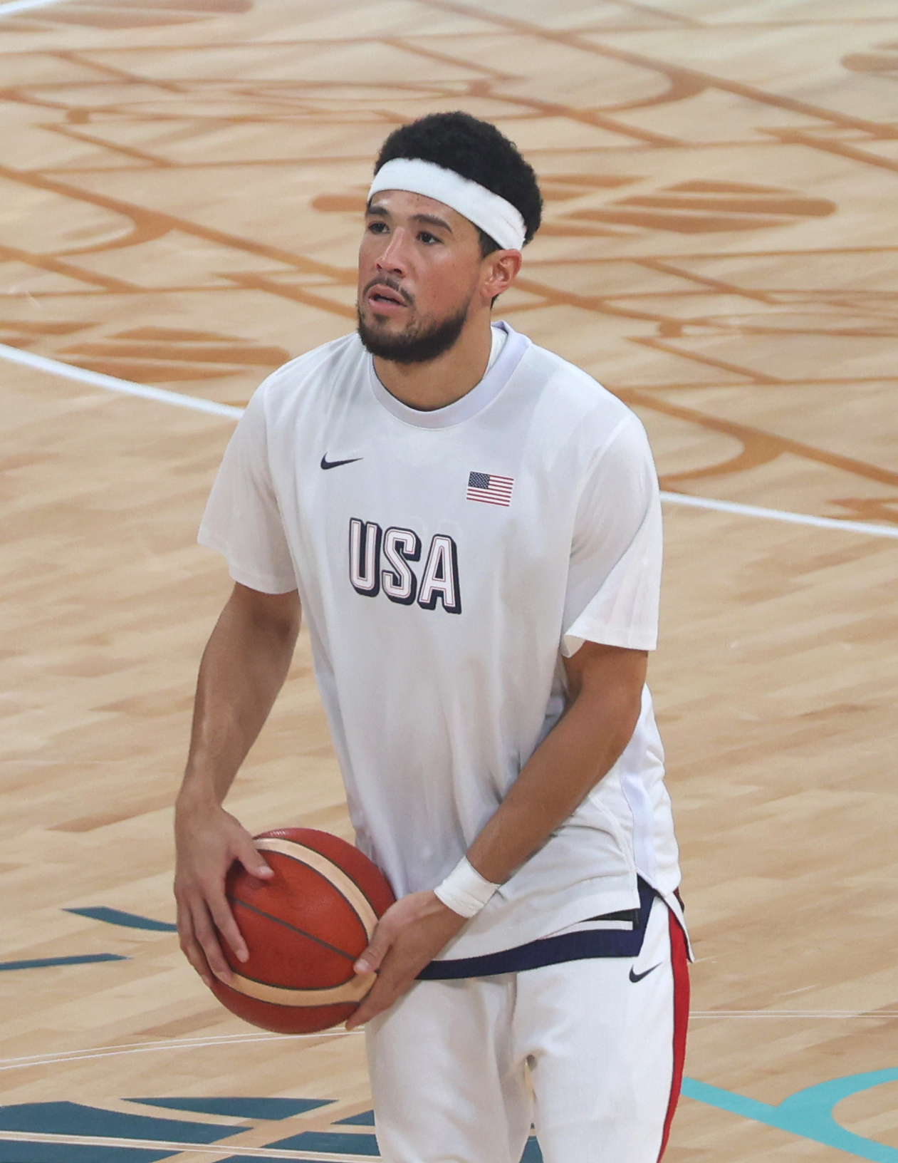 Devin Booker, who led the Phoenix Suns with 23 points in the 124-83 loss at Portland