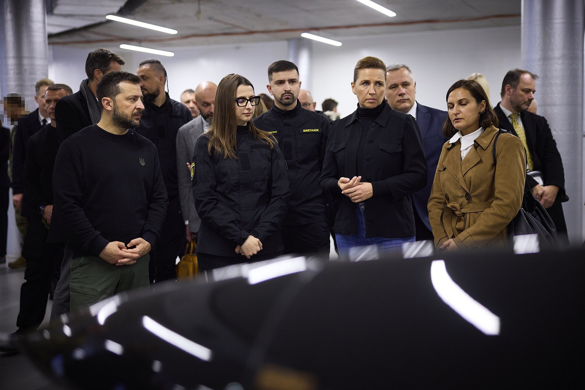 President Zelenskyy and Denmark's Prime Minister Mette Frederiksen inspect a Ukrainian long-range drone — Ukraine 1000 drones Russia production has been industrialised