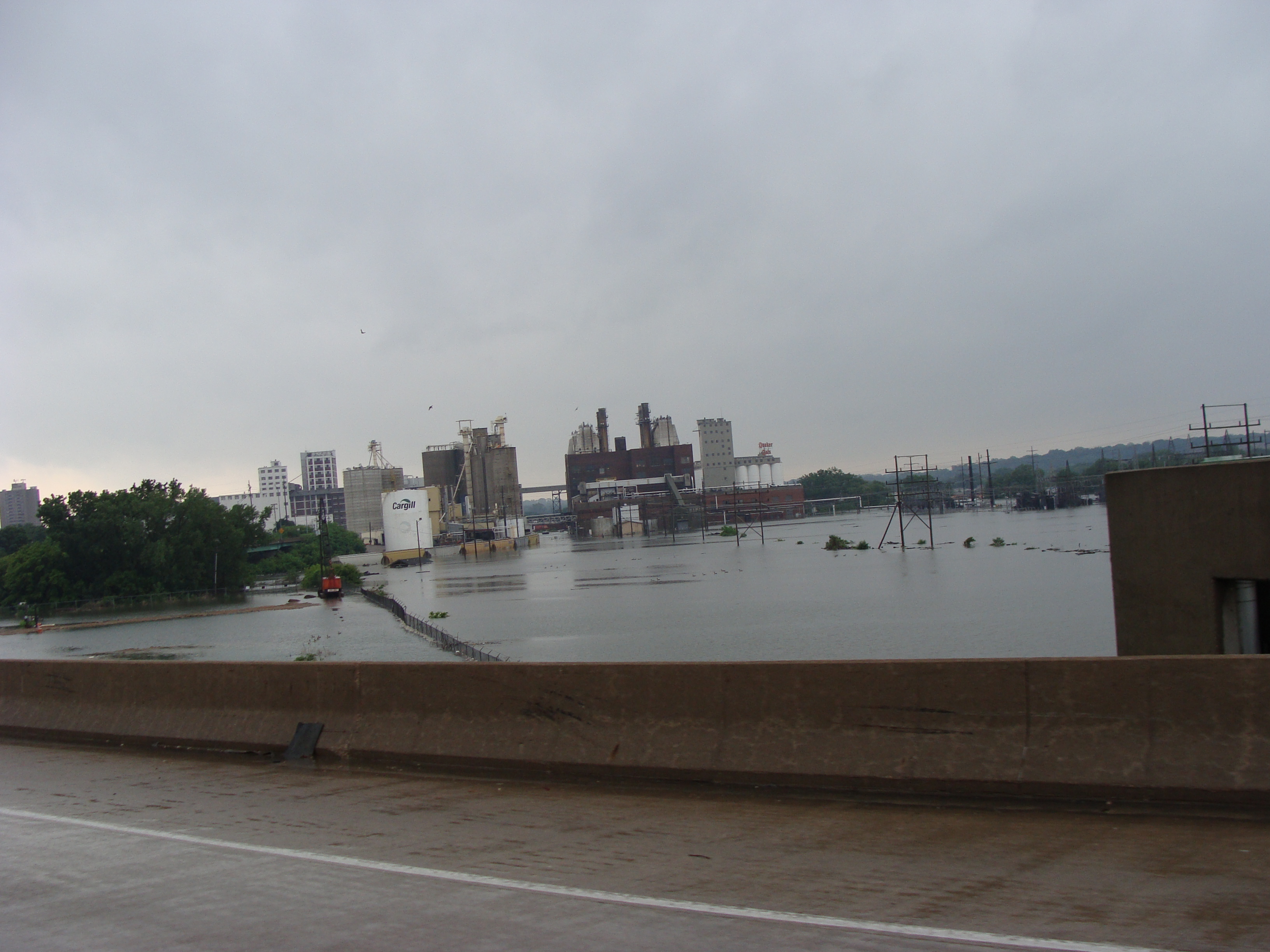 Quaker Oats plant on the Cedar River in Cedar Rapids, Iowa, in a 2008 file photo