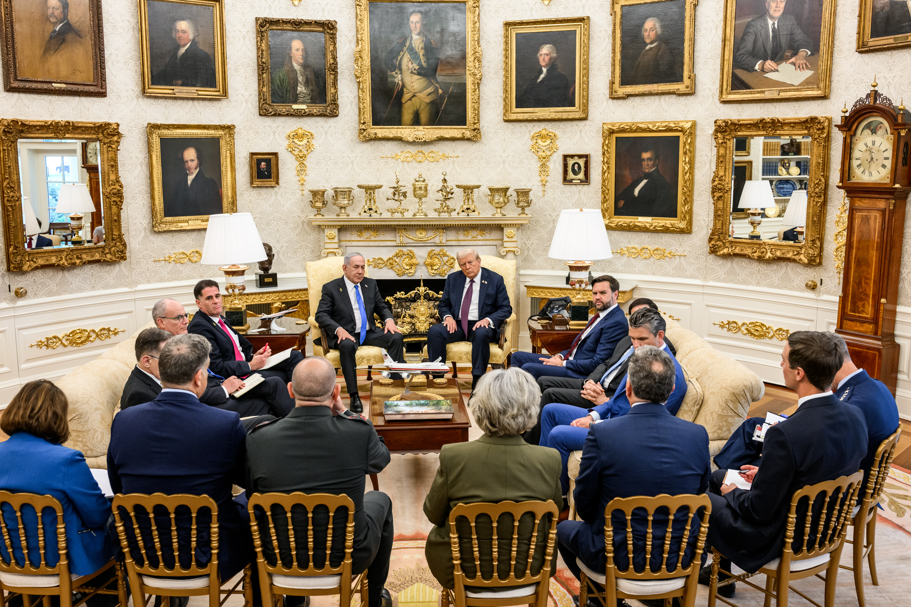 Trump blocks Netanyahu Iran strike plan — President Donald Trump and Prime Minister Benjamin Netanyahu in the Oval Office