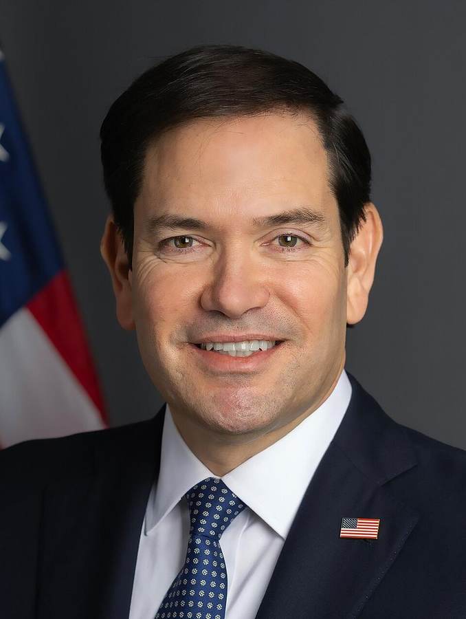 Official portrait of U.S. Secretary of State Marco Rubio