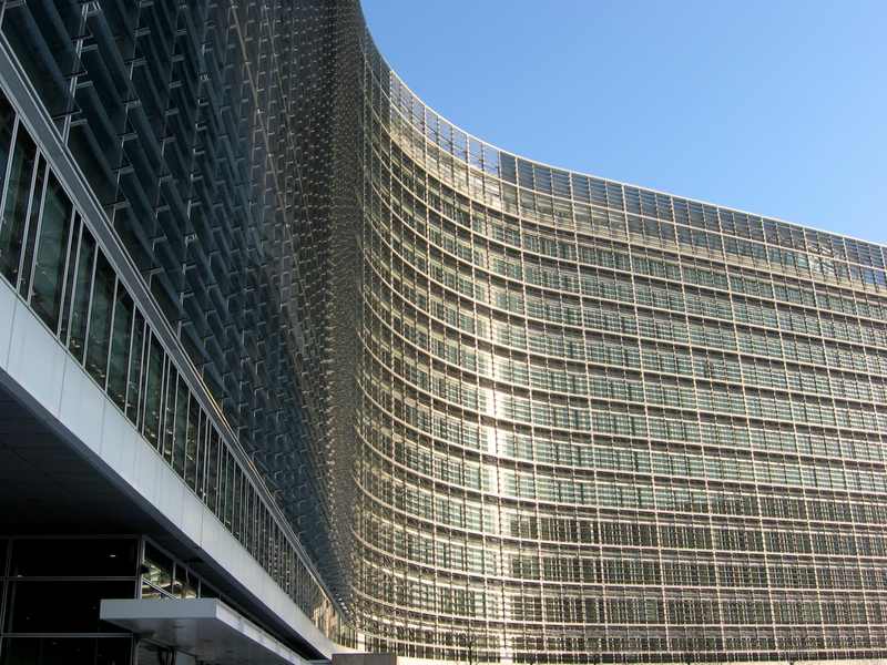 The Berlaymont building in Brussels, headquarters of the European Commission, which is weighing an EU Big Tech tax proposal through its CORE corporate levy