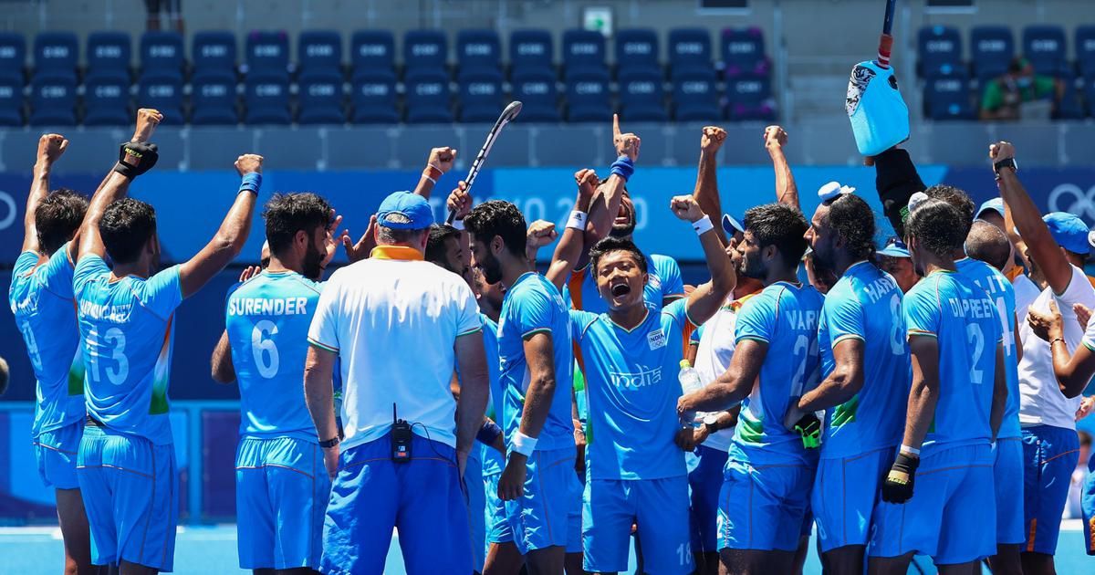 India men's hockey team celebrate Asian Games gold
