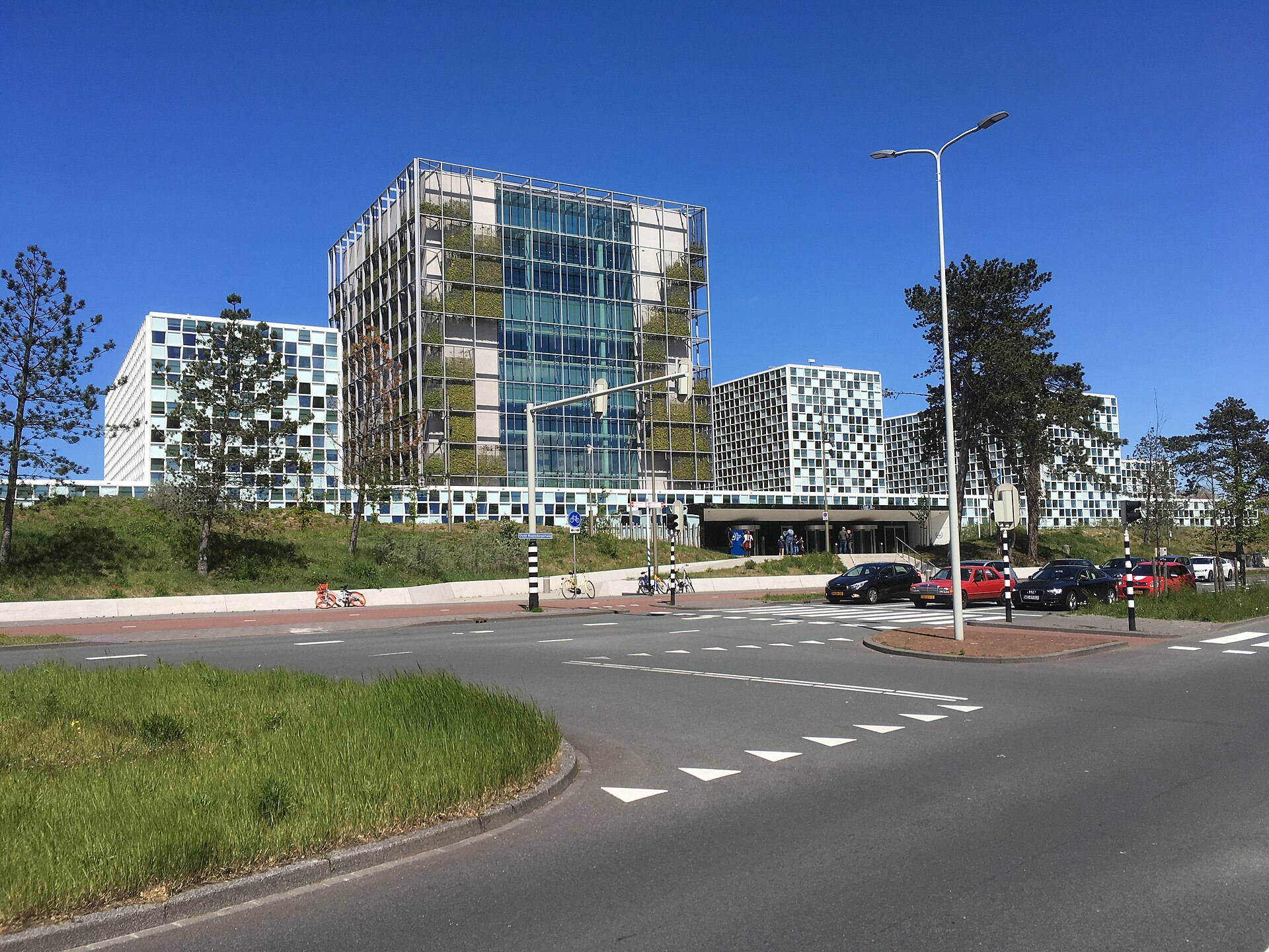 International Criminal Court campus entrance in The Hague — ICC wins EU Sakharov Prize 2026