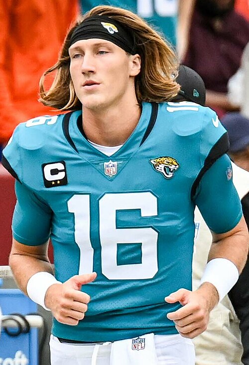 Trevor Lawrence Jacksonville Jaguars quarterback in a September 2022 file photo