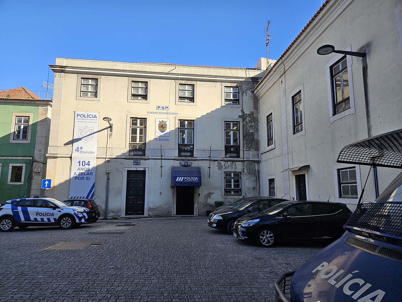 A PSP Public Security Police station in Lisbon, Portugal